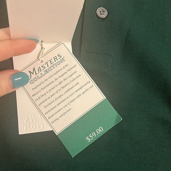 NWT Masters Collection Green Masters Polo Sz XL - Picture 2 of 7